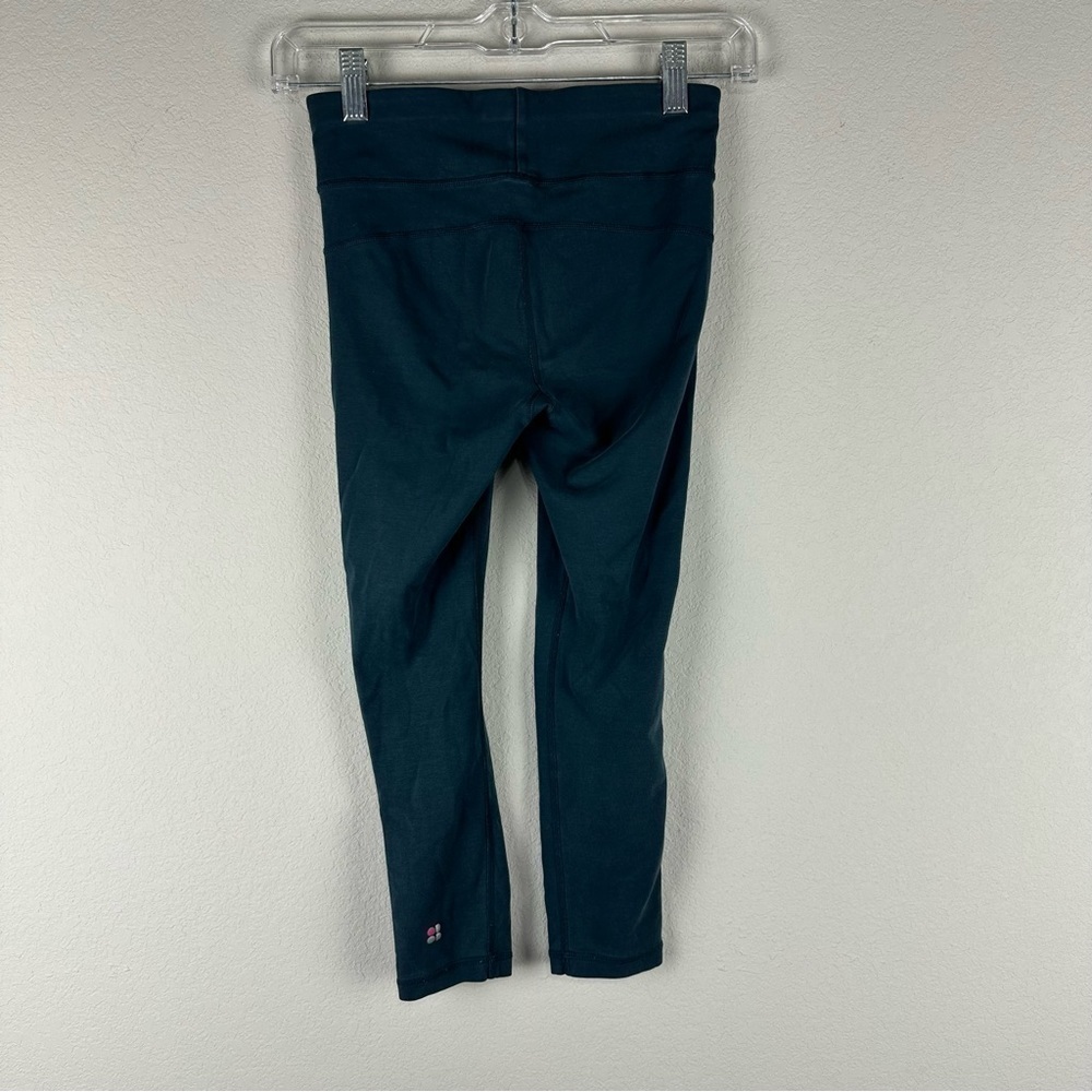 Sweat Betty Dark Teal Pull On Athletic Athleisure Leggings Size XS Euro 4 US - Picture 2 of 5